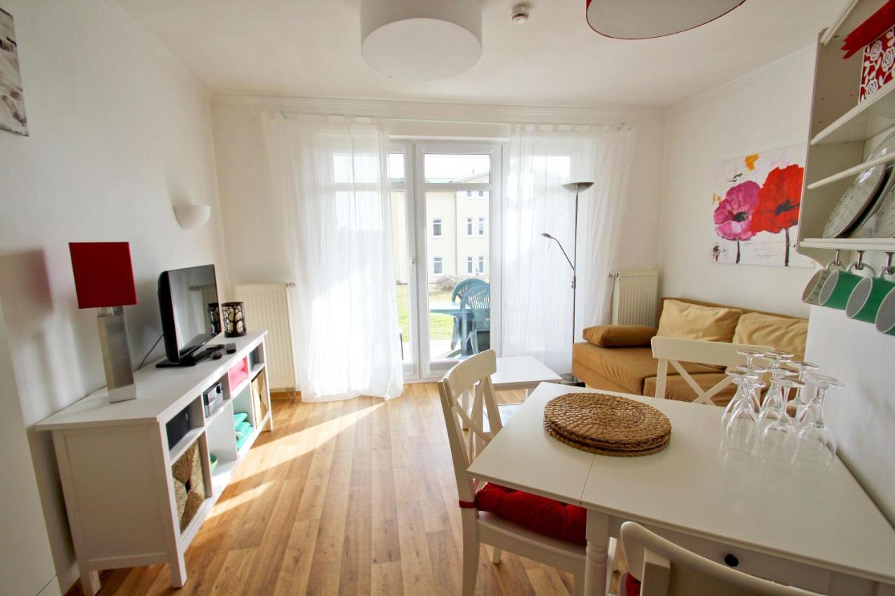 Terrasse, Gratis Nutzung Vom Ahoi Erlebnisbad Und Sauna In Sellin - Meeresblick Fewo 32 Гьорен Екстериор снимка